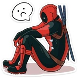 Deadpool Emojis WhatsApp Sticker #15