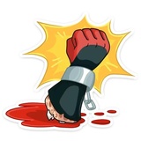 Deadpool Emojis WhatsApp Sticker #16