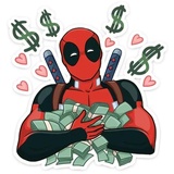 Deadpool Emojis WhatsApp Sticker #19