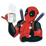 Deadpool Emojis WhatsApp Sticker #2