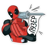 Deadpool Emojis WhatsApp Sticker #21