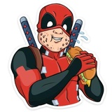 Deadpool Emojis WhatsApp Sticker #29