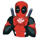Deadpool Emojis WhatsApp Sticker #4