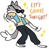 Frank the Wolf WhatsApp Sticker #11