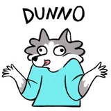 Frank the Wolf WhatsApp Sticker #12