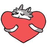 Frank the Wolf WhatsApp Sticker #15