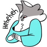 Frank the Wolf WhatsApp Sticker #22