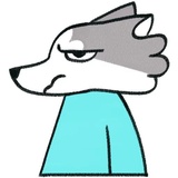 Frank the Wolf WhatsApp Sticker #26