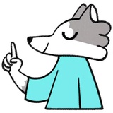 Frank the Wolf WhatsApp Sticker #27