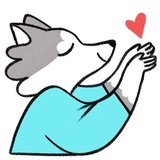 Frank the Wolf WhatsApp Sticker #28