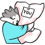 Frank the Wolf WhatsApp Sticker #29