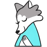 Frank the Wolf WhatsApp Sticker #30
