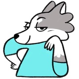 Frank the Wolf WhatsApp Sticker #4