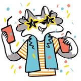 Frank the Wolf WhatsApp Sticker #5