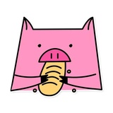 German the Pig WhatsApp Sticker #11