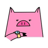 German the Pig WhatsApp Sticker #12