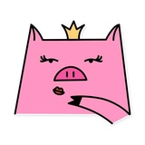 German the Pig WhatsApp Sticker #16