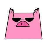 German the Pig WhatsApp Sticker #25