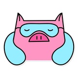 German the Pig WhatsApp Sticker #29