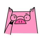 German the Pig WhatsApp Sticker #3