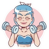 Girl Power WhatsApp Sticker #4