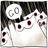 Gloomy Cat WhatsApp Sticker #26