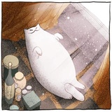 Gloomy Cat WhatsApp Sticker #5