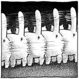 Gloomy Cat WhatsApp Sticker #8