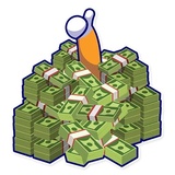 Grumpy Shiba WhatsApp Sticker #13