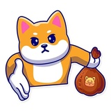 Grumpy Shiba WhatsApp Sticker #16