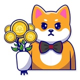 Grumpy Shiba WhatsApp Sticker #20
