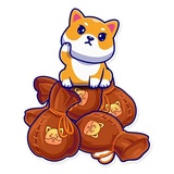 Grumpy Shiba WhatsApp Sticker #4