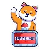 Grumpy Shiba WhatsApp Sticker #7