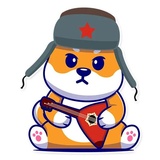 Grumpy Shiba WhatsApp Sticker #8