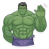 Hulk Strength WhatsApp Sticker pack