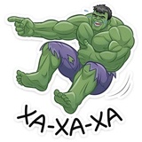 Hulk Strength WhatsApp Sticker #12
