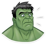 Hulk Strength WhatsApp Sticker #20