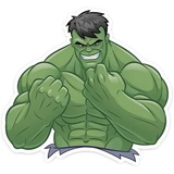 Hulk Strength WhatsApp Sticker #27