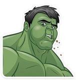 Hulk Strength WhatsApp Sticker #9