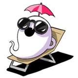 Ghost WhatsApp Sticker #29