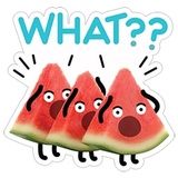 Watermelon WhatsApp Sticker #18
