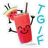 Watermelon WhatsApp Sticker #19