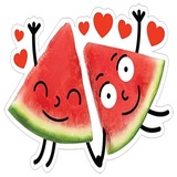 Watermelon WhatsApp Sticker #2