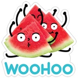 Watermelon WhatsApp Sticker #23