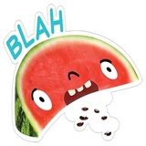 Watermelon WhatsApp Sticker #24