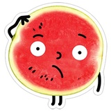 Watermelon WhatsApp Sticker #4