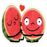 Watermelon WhatsApp Sticker #9