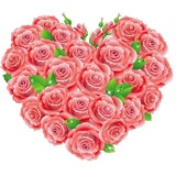 Heart Flower WhatsApp Sticker #26