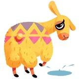 Hipster Llama WhatsApp Sticker #14