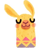 Hipster Llama WhatsApp Sticker #9